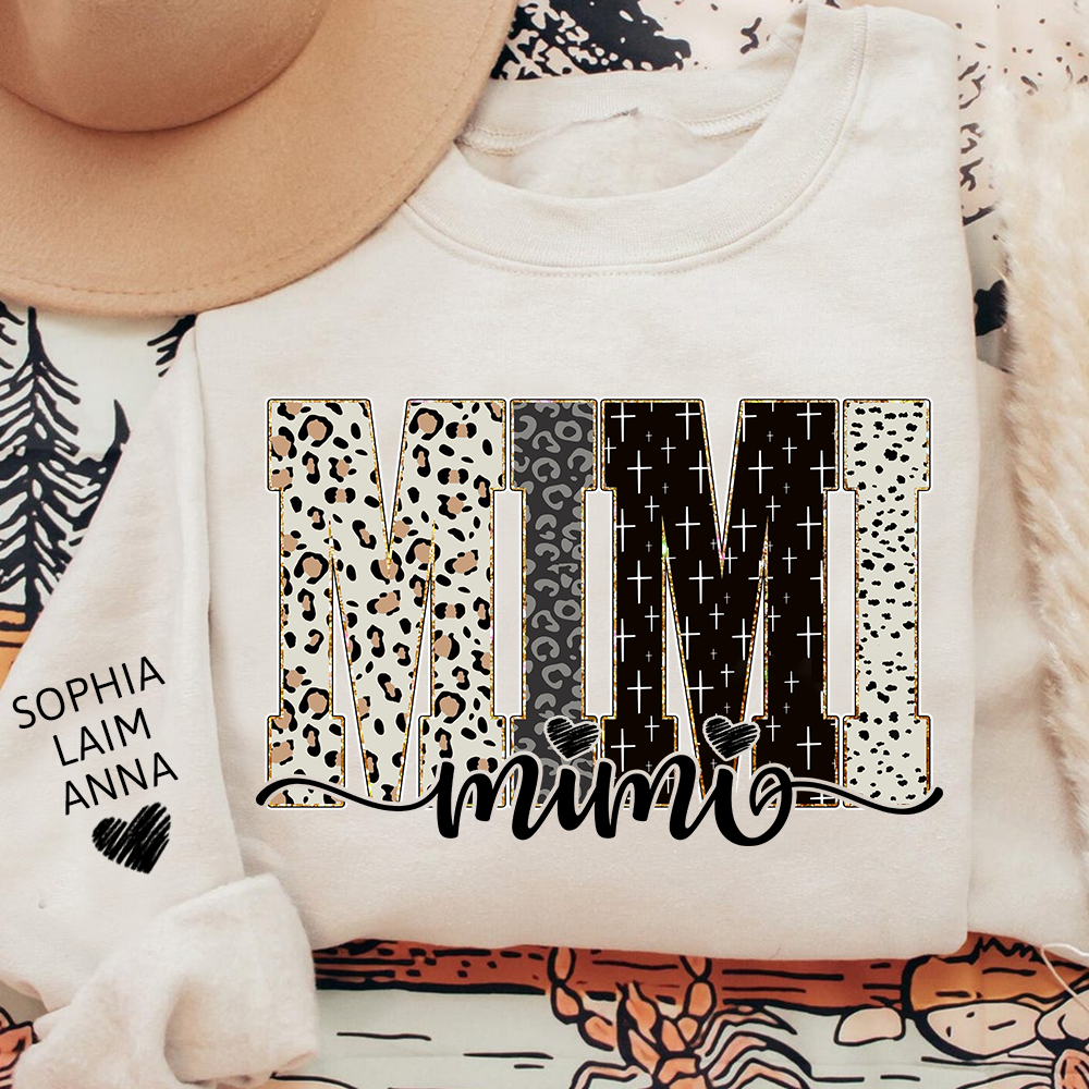 Custom Mimi Sweatshirt Bible Style Design, Gifts for Gigi and Kids, Meaningful Gifts for Loved Ones