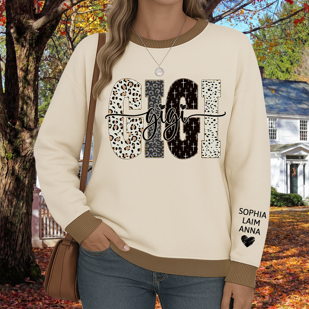 Bible Style Design, Sweatshirt MIX  Custom Gift For Gigi And Her Grandchildren