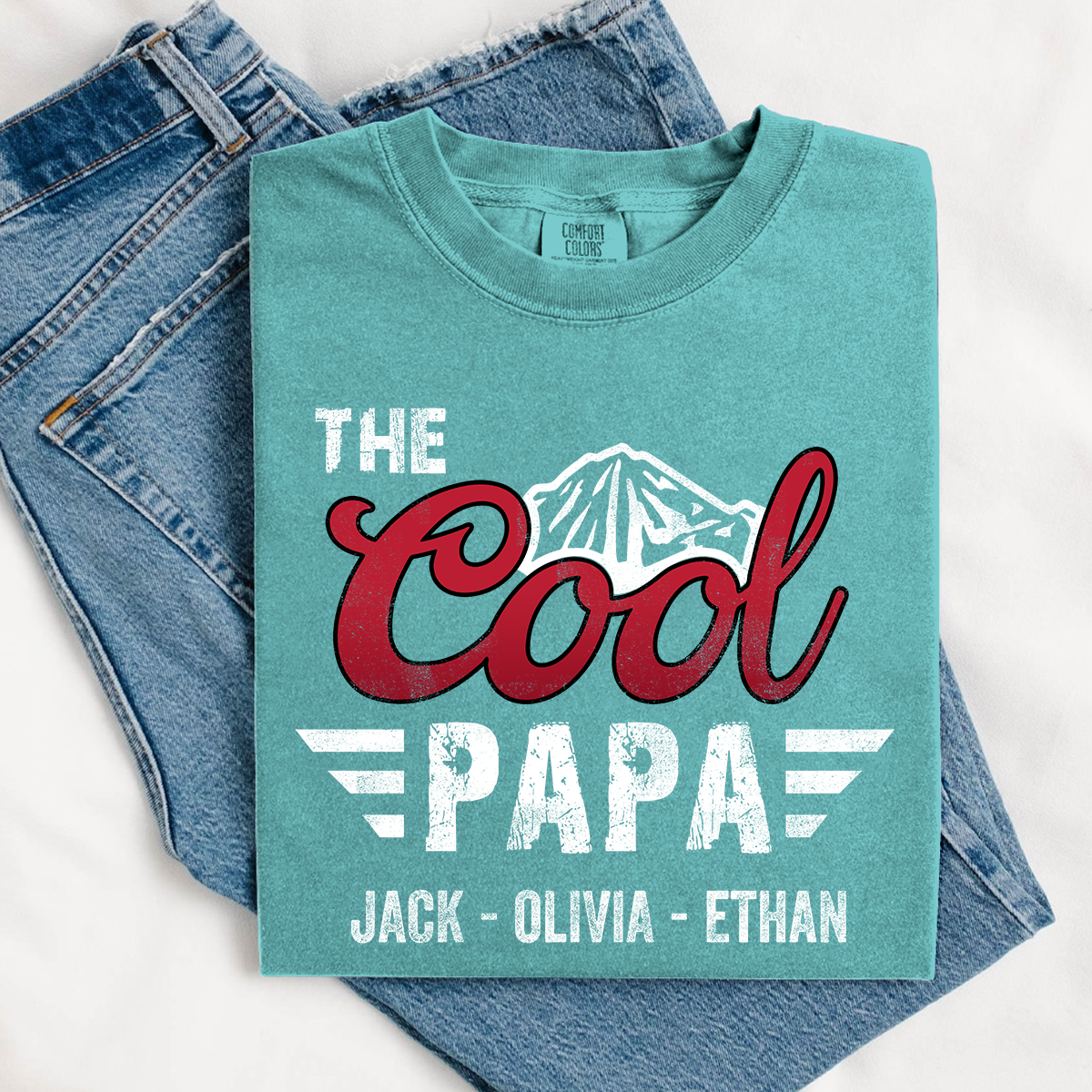 Comfort Colors® The Cool Papa T-Shirt, Fathers Day Gift for Papa Shirt