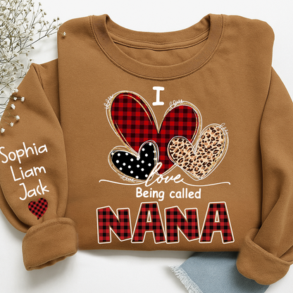 Custom I Love Being Called Mimi Sweatshirt, Grandma Shirt with Kids Names, Mother's Day Gift for Grandma