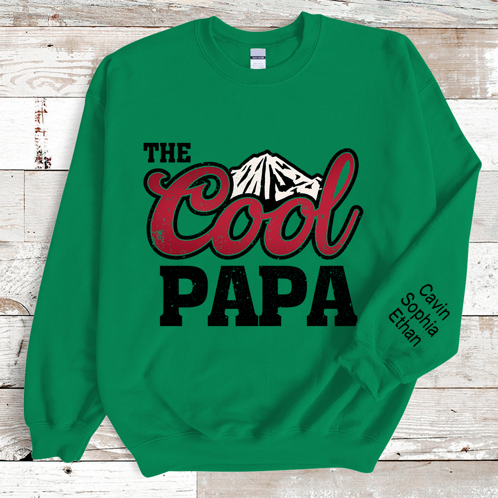 The Cool Papa And Grandkids Sweatshirt