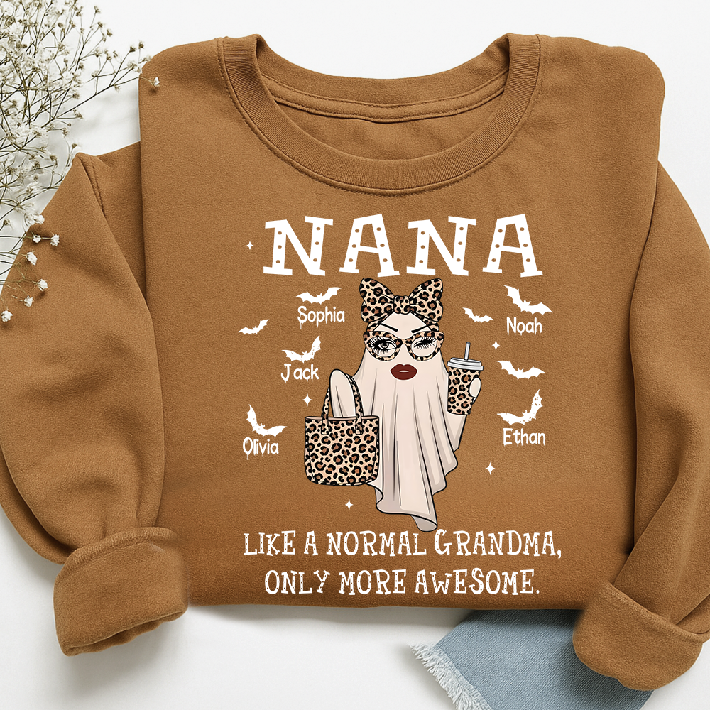 Nana Like A Normal Grandma Only More Awesome, Customized Gifts for Grandma and Grandchild