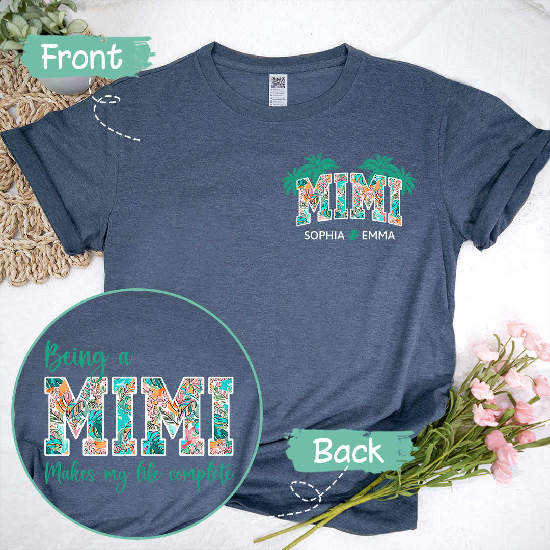 Being A Mimi Makes My Life Complete Summer With Kids TH T-Shirt