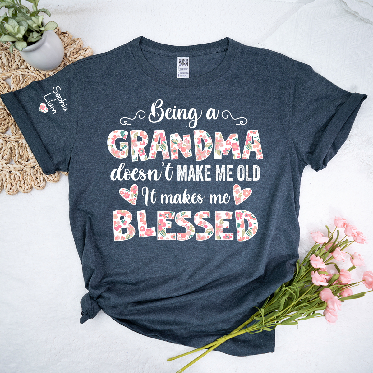 Being a Grandma Doesn't Make Me Old, It Makes Me Blessed T Shirt, Perfect Gift for Grandmothers