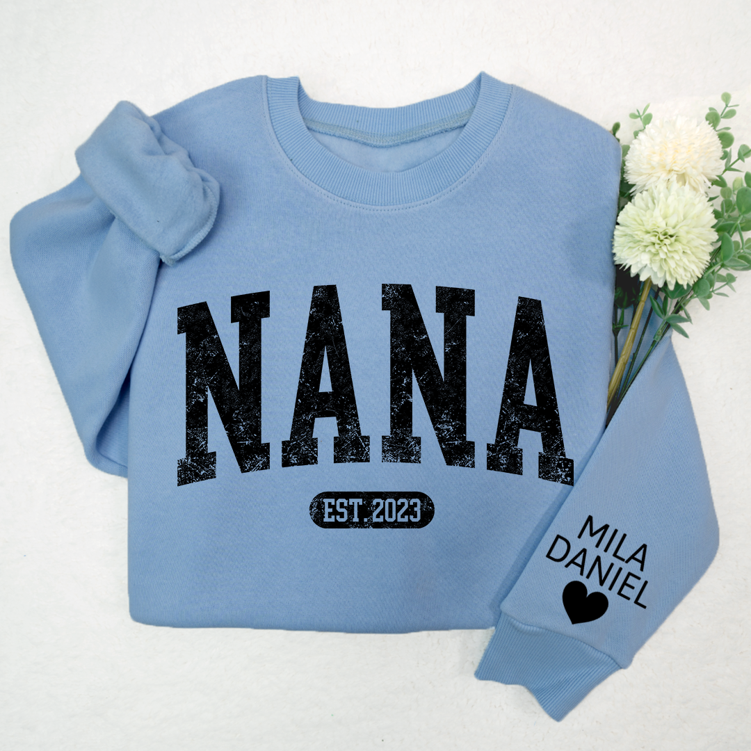 Personalize Nana, Mimi, Grandma And Kids CTH01 Sweatshirt