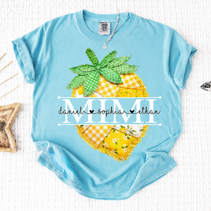 Comfort Colors® Personalized Mimi Lemon Shirt, Sweet Summer Fruit Grandma Gift
