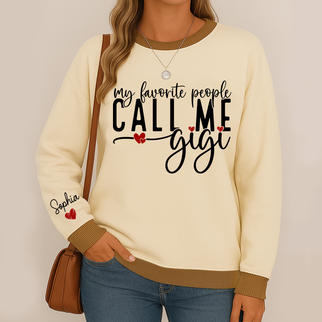 My Favorite People Call Me Gigi And Kids Custom Sweatshirt MIX 2025