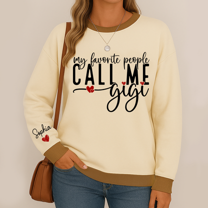 My Favorite People Call Me Gigi And Kids Custom Sweatshirt MIX 2025
