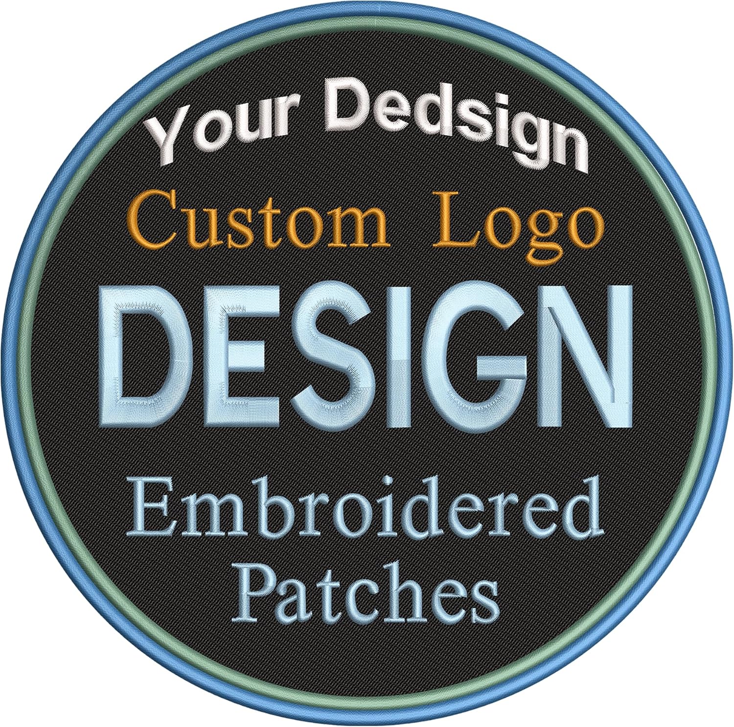 Customized Logo Patches Embroidered, Custom Embroidered Patch, Iron On Name Patch, Custom Iron On Patches