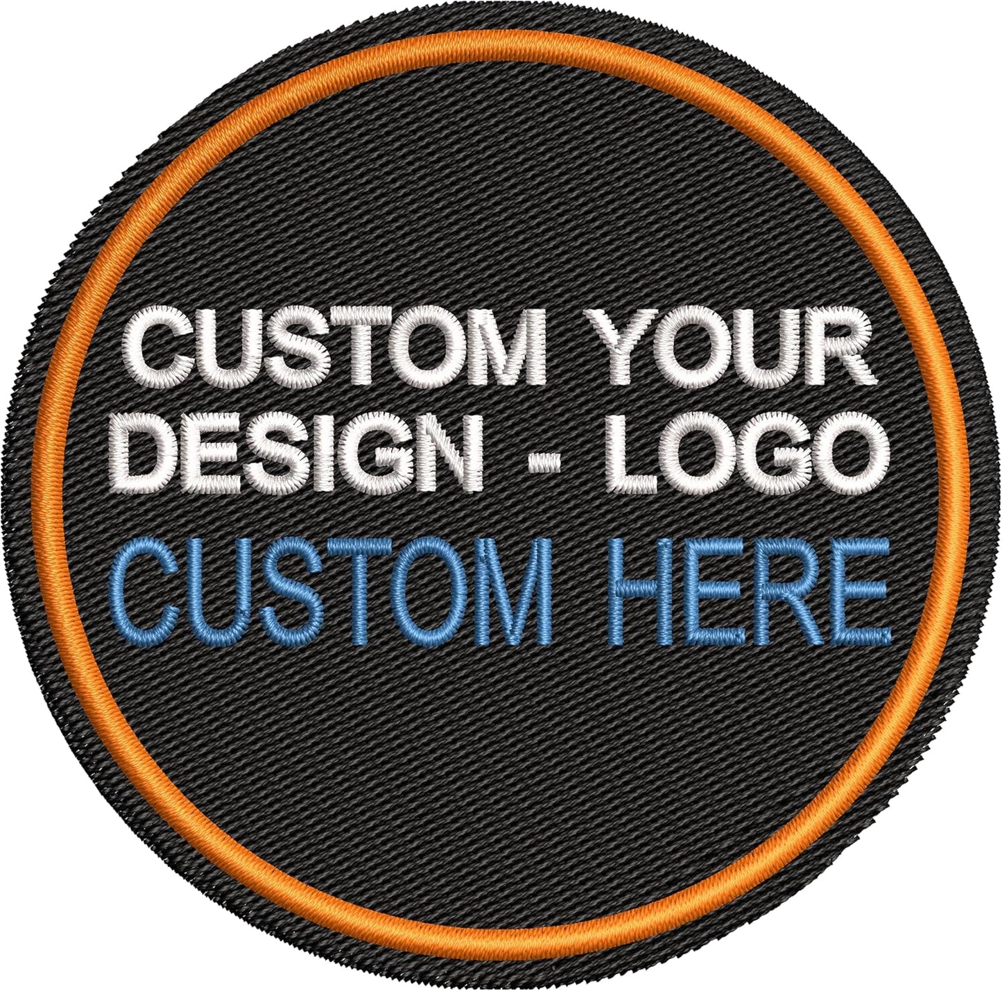 Customized Embroidered Patches – Personalized Logo, Iron-On/Sew-On Hook & Loop for Backpacks, Clothing, Hats