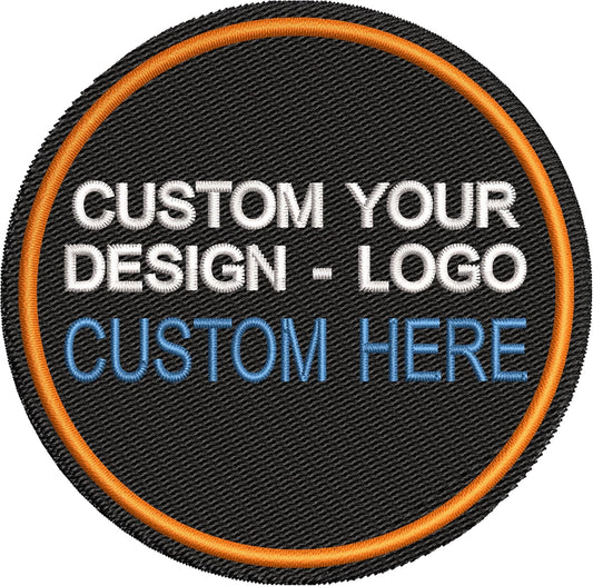 Customized Embroidered Patches – Personalized Logo, Iron-On/Sew-On Hook & Loop for Backpacks, Clothing, Hats