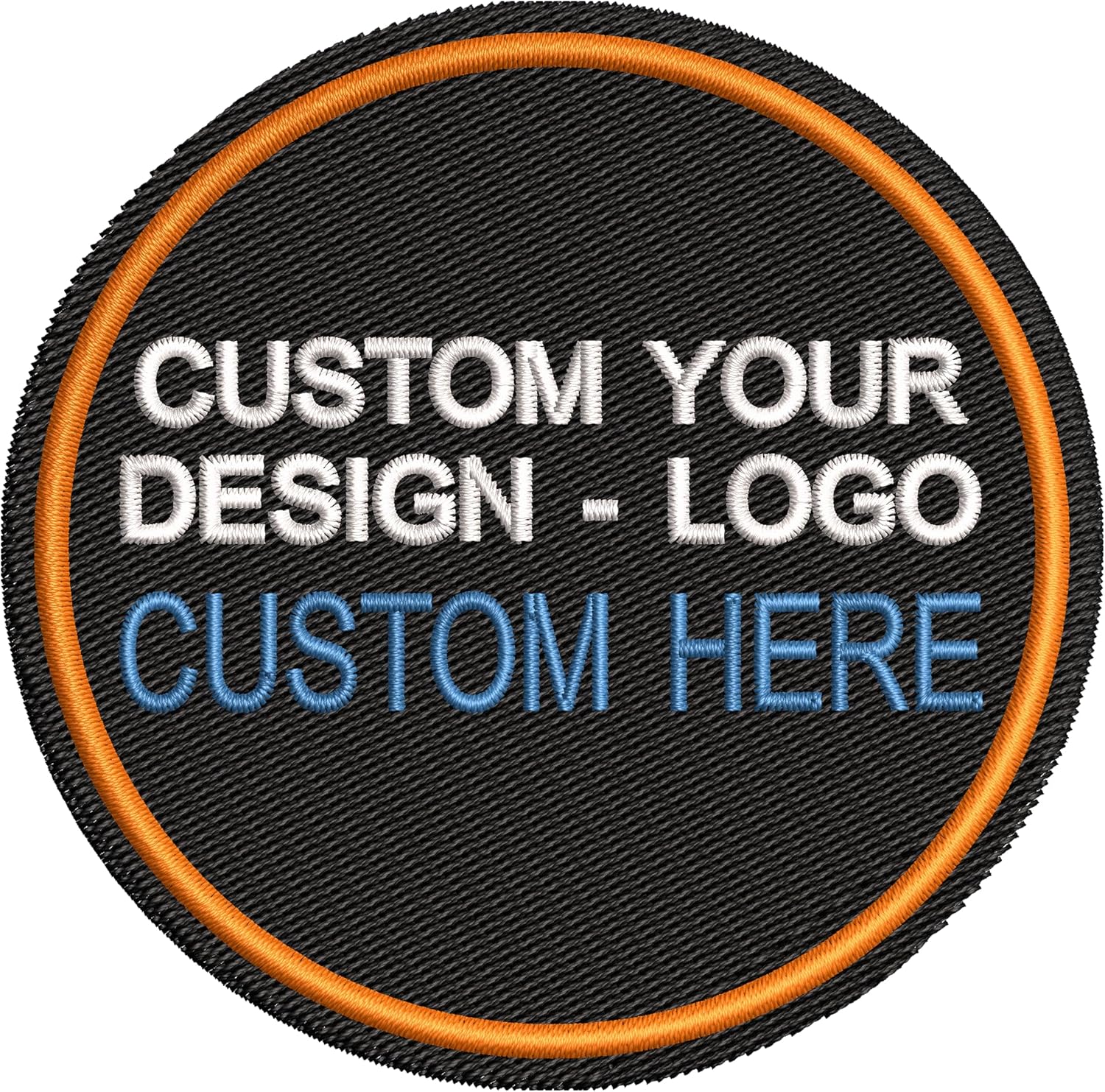 Custom Embroidered Logo Patch – Personalized Iron-On/Hook & Loop for Backpacks, School, Team, Company