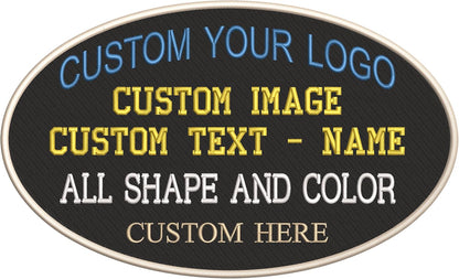 Customized Logo Patches Embroidered, Custom Embroidered Patch, Iron On Name Patch, Custom Iron On Patches