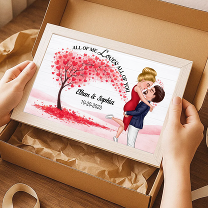 Custom Forever Be My Always Love Quote, Poster Romantic Valentine Gift for Couple