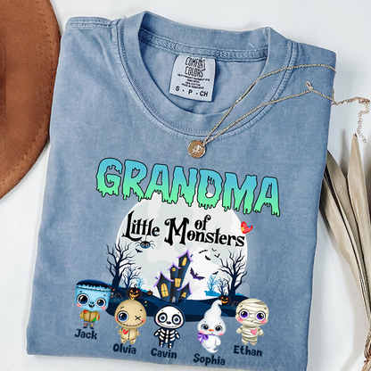 Personalized Custom Grandma Little Of Monsters cute T-Shirt