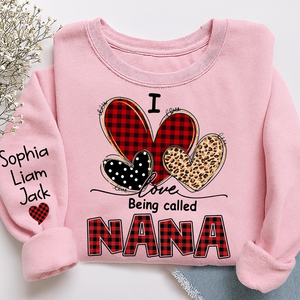 Custom I Love Being Called Mimi Sweatshirt, Grandma Shirt with Kids Names, Mother's Day Gift for Grandma