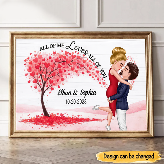 Custom Forever Be My Always Love Quote, Poster Romantic Valentine Gift for Couple