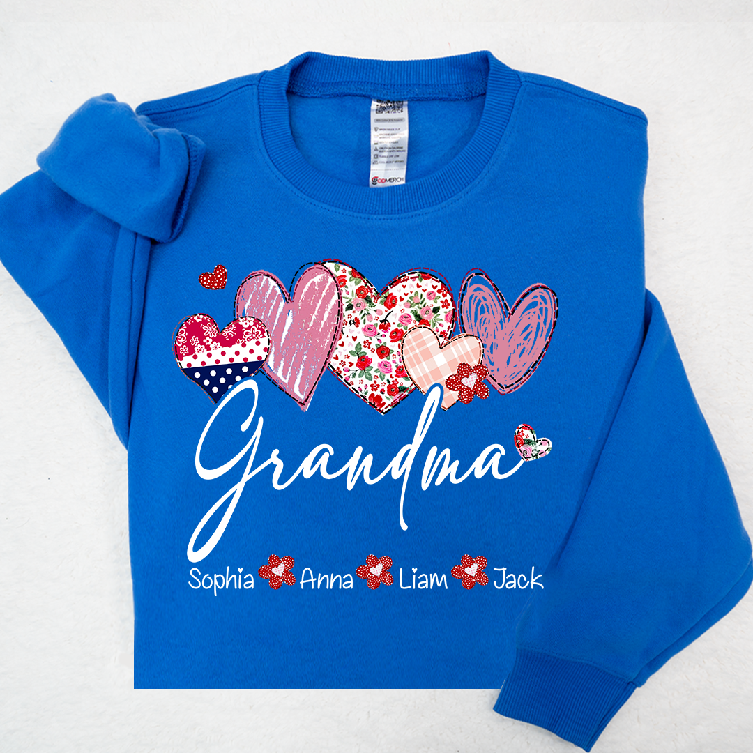 Valentine's Day Heart Grandma Life And Kids LTP01