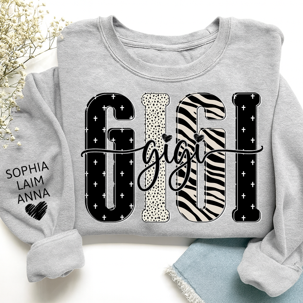 Bible Style Design, Faith Sublimation Customized Gigi Gifts for Grandma And Kids