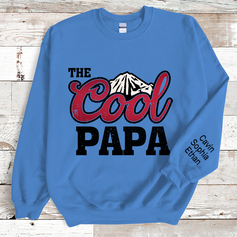 The Cool Papa And Grandkids Sweatshirt