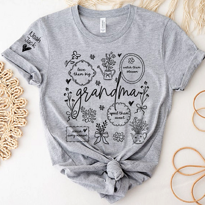 A Classic Floral Print T-shirt For Grandma, The Perfect Mother's Day Gift
