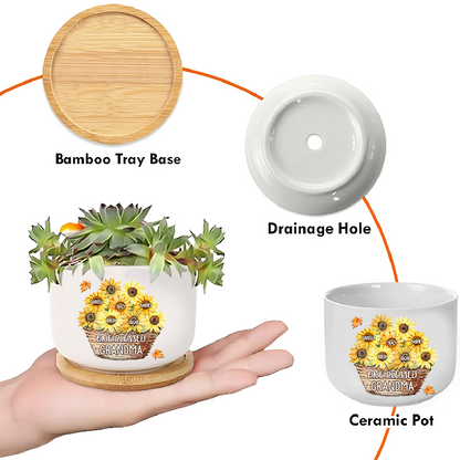 Flower Basket For Grandma Plant Pot