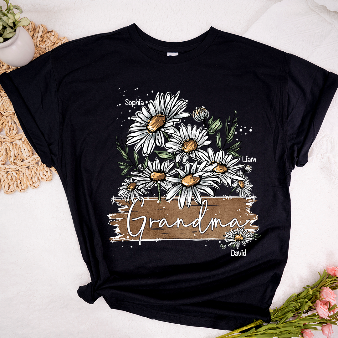 Daisy Wildflowers Grandma And Kids LTP01