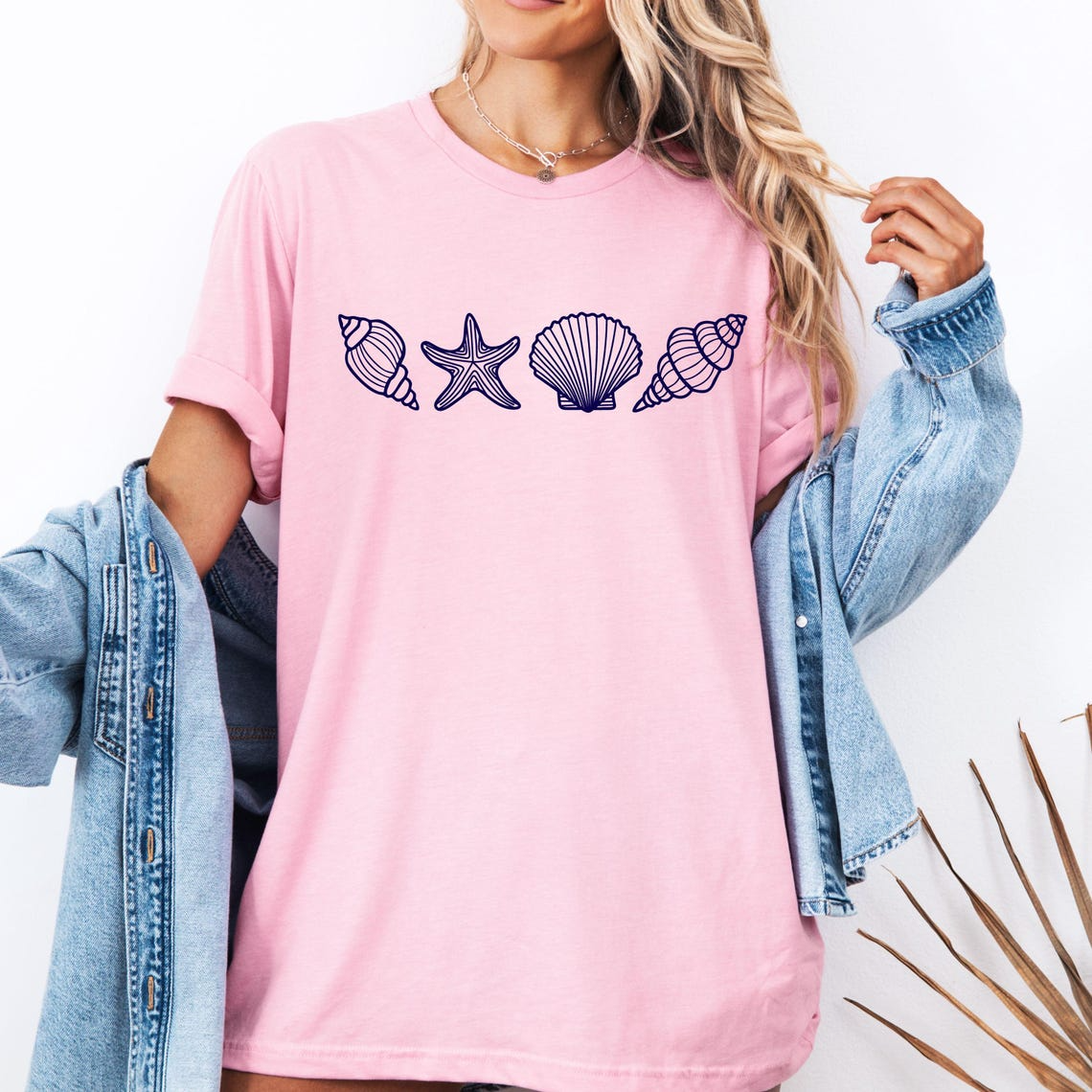 Comfort Colors® SeaShell Shirt, Beach T-Shirt, Summer Woman Shirt, Aesthetic Shirt, Ocean Lover Gift