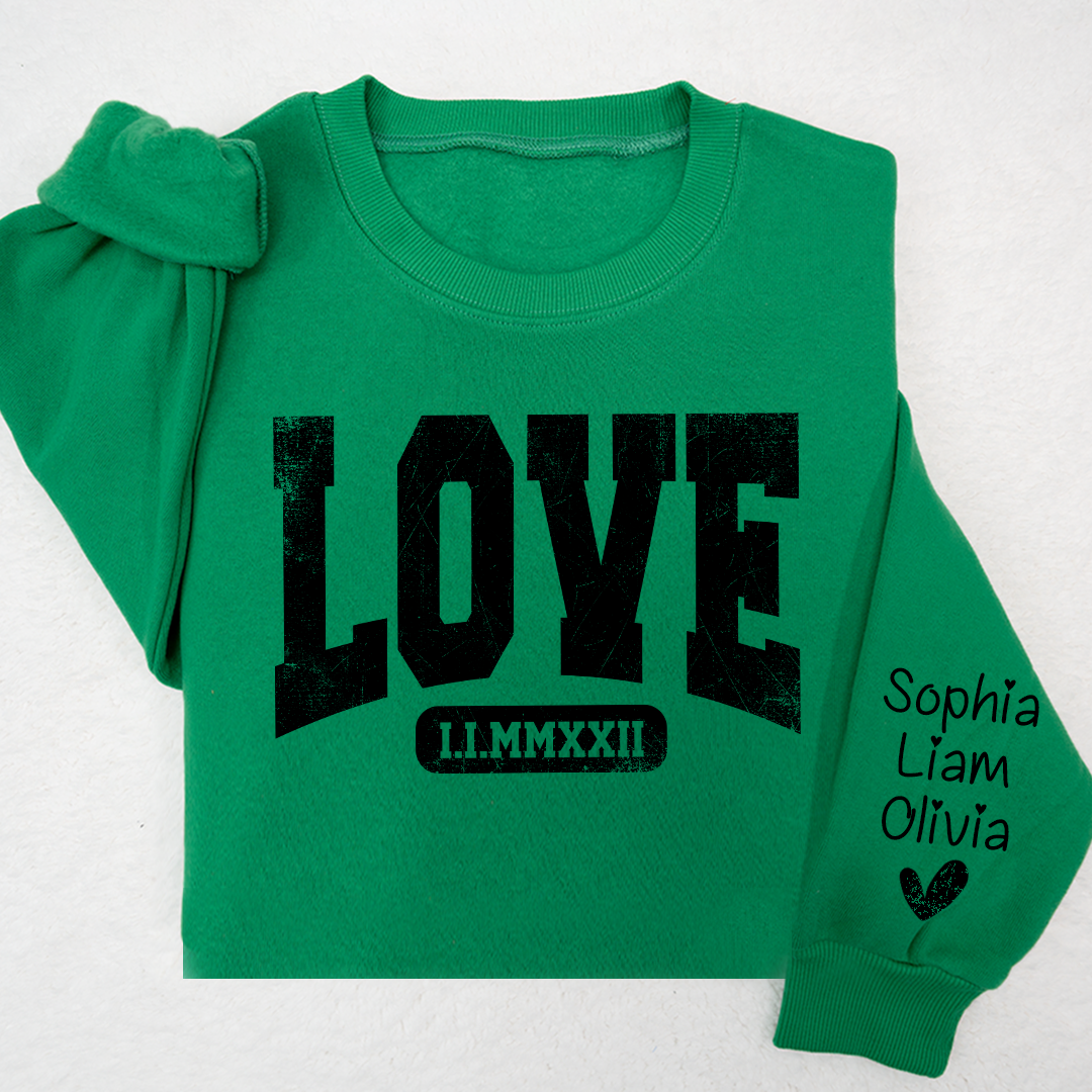 Love Valentine's Day Custom Grandma And Kids LTP01