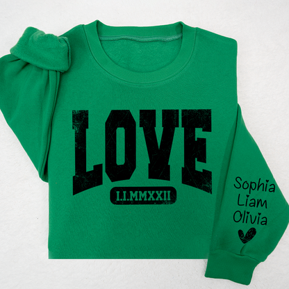 Love Valentine's Day Custom Grandma And Kids LTP01