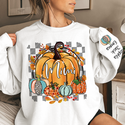 Custom Fall Pumpkin Nicknames for Mimi and Kids