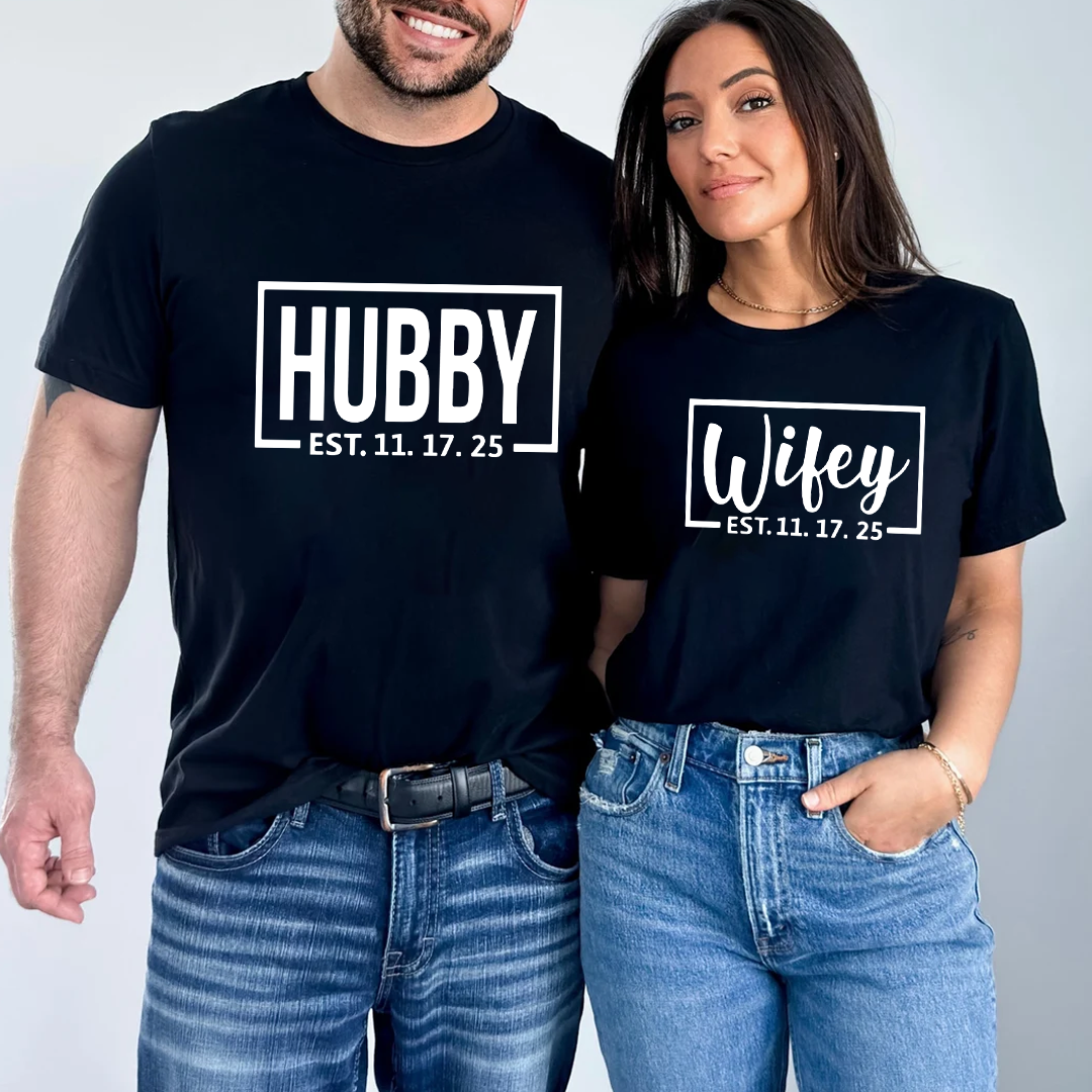 Honeymoon Just Married Bridal Gift Husband And Wife Shirts