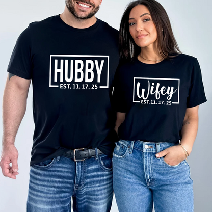 Honeymoon Just Married Bridal Gift Husband And Wife Shirts
