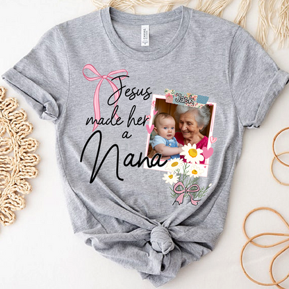 Custom Mother's Day Design With Jesus, Grandma Sowing Seeds Of Love As A Gift For Nana And The Children