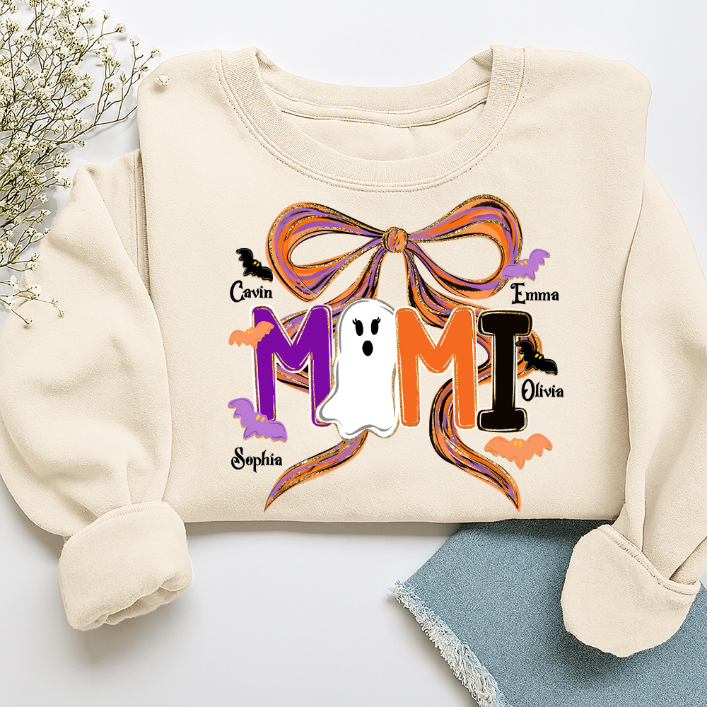 Boo Mimi, Halloween Spooky Coquette For Gift Grandma And Kids
