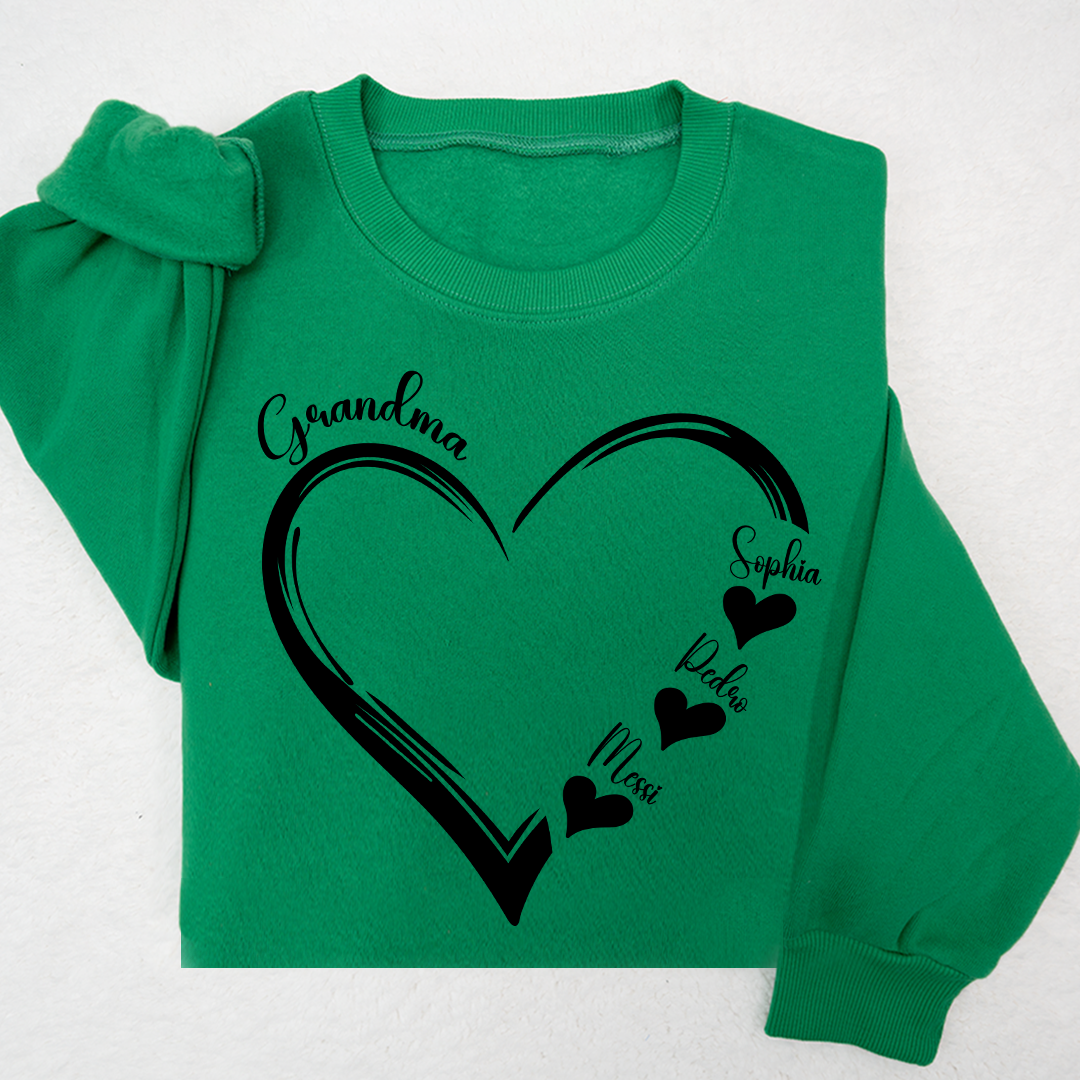 Doodle Heart Valentine For Grandma And Kids LTP01