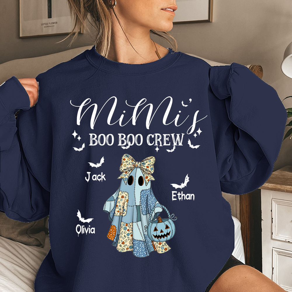 Personalized Halloween Mimi Boo Crew, Gifts for Grandma and Kids