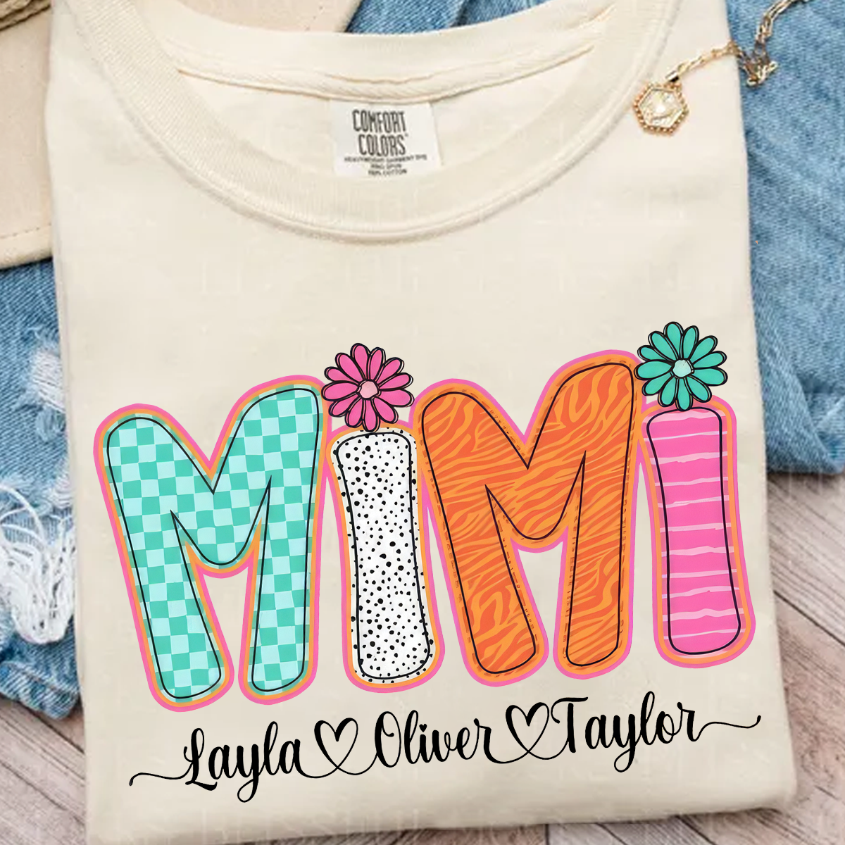 Comfort Colors® Mimi Summer With Grandkids 2025 Shirt