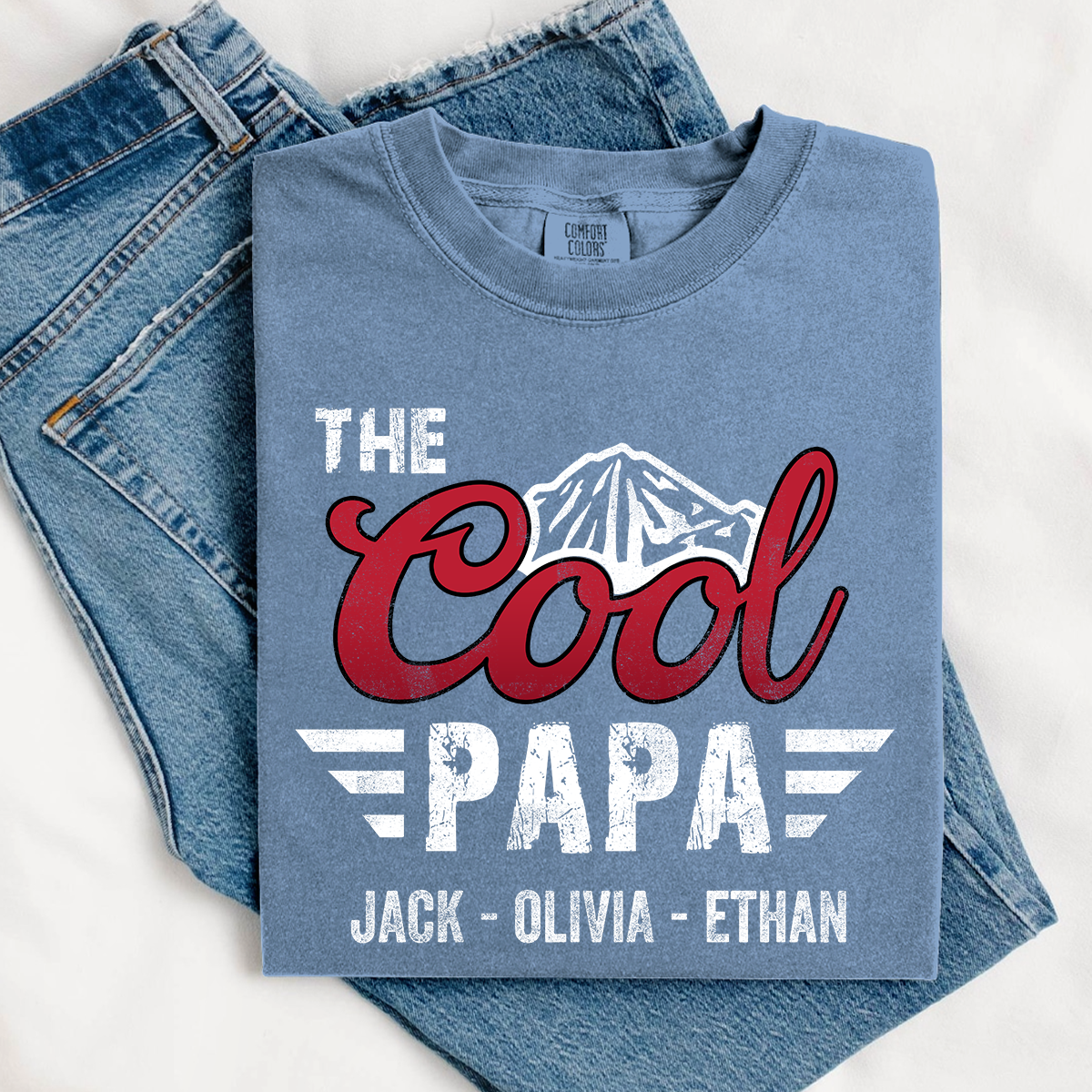 Comfort Colors® The Cool Papa T-Shirt, Fathers Day Gift for Papa Shirt