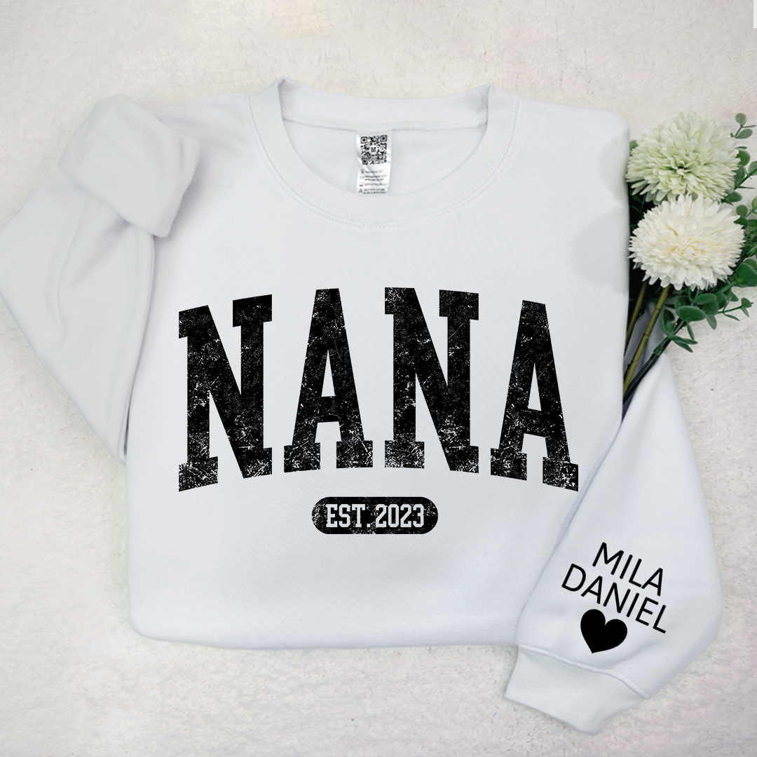 Personalize Nana, Mimi, Grandma And Kids CTH01 Sweatshirt