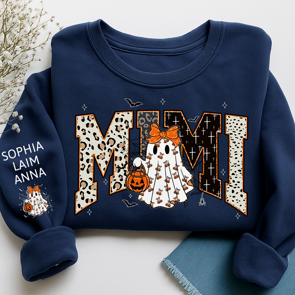 Bible Style Design, Custom Halloween Gift For Mimi And Her Grandchildren
