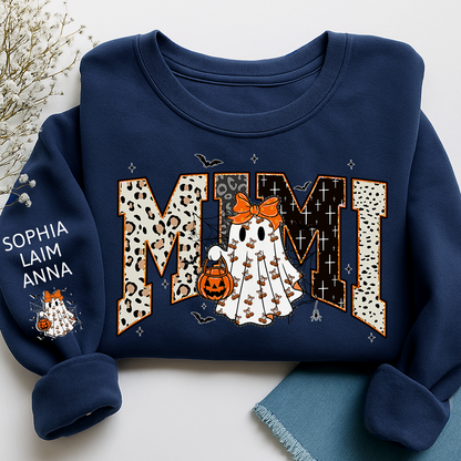 Bible Style Design, Custom Halloween Gift For Mimi And Her Grandchildren