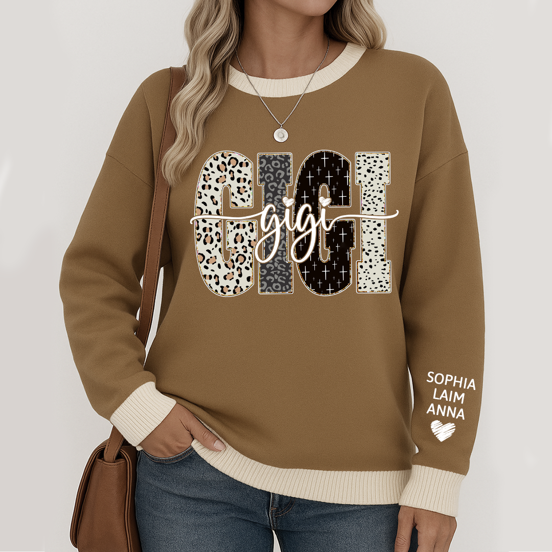 Bible Style Design, Sweatshirt MIX  Custom Gift For Gigi And Her Grandchildren