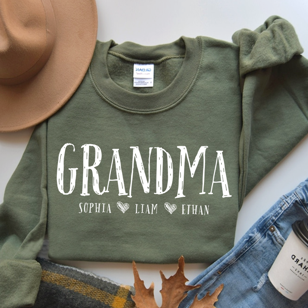 Personalized Nickname Grandma And Kids Names 2025