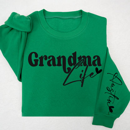 Custom Grandma Life And Heart Kid PLT01