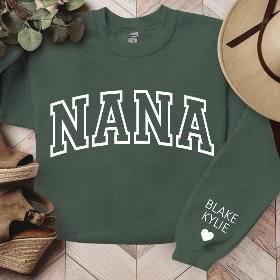 Birthday Gifts, Gift for Grandma Nana Mimi Kids Names CTH01