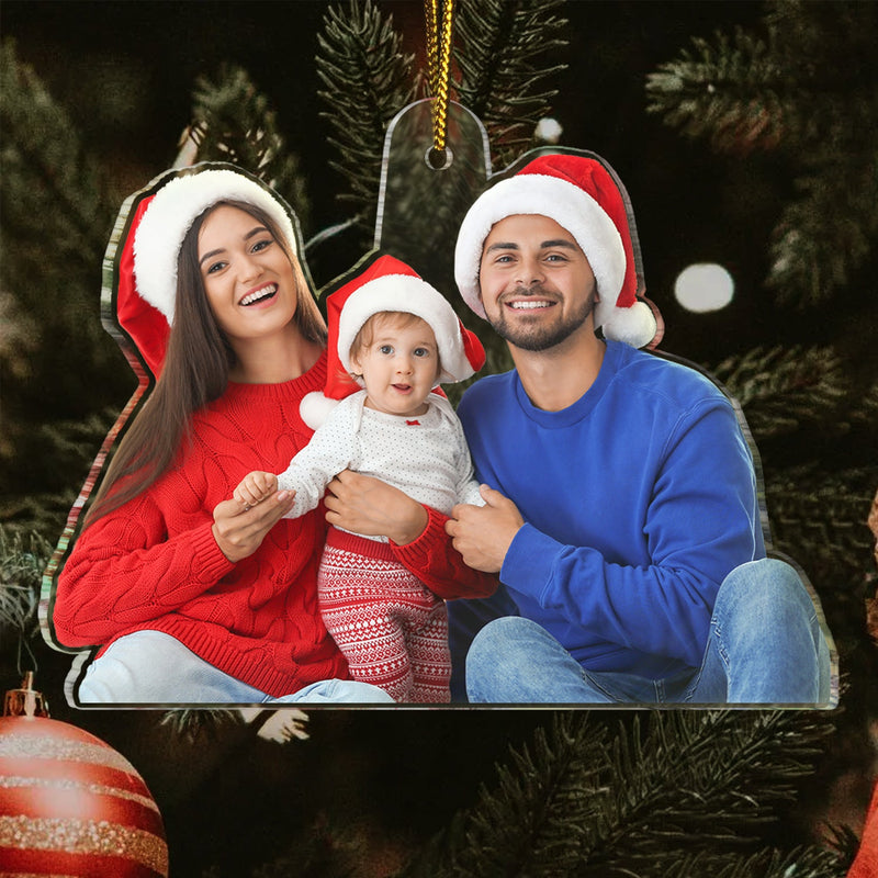 Personalized Family Photo Ornament 2025, Custom Acrylic Decoration, Unique Christmas Gift For Parents And Loved Ones