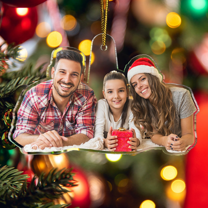 Personalized Family Photo Ornament 2025, Custom Acrylic Decoration, Unique Christmas Gift For Parents And Loved Ones