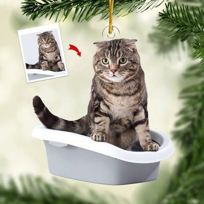 Custom Pet Photo Ornament, Personalized Dog & Cat Picture Christmas Tree Decoration 2025