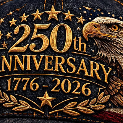 250th Anniversary USA Hat - Custom United States 250th Anniversary Hat 3D Personalized Name Gift
